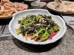 清炒苋菜-马一洒开锅羊肉清真餐厅(京汉店)