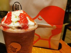 雪山莓莓桂花冻-喜茶(北京华贸购物中心店)
