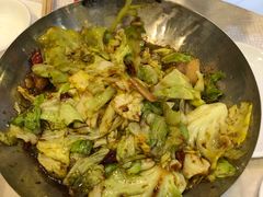 干锅手撕包菜-阿婆农家菜(车墩店)