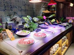 自助取餐区-领鲜活海鲜榴莲自助火锅(东门店)