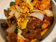 松仁爆三样-小吊梨汤·北京菜·烤鸭(鸟巢店)