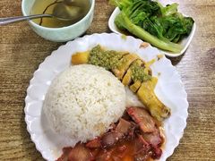 白切鸡拼叉烧-煲煲香快餐(南京路店)