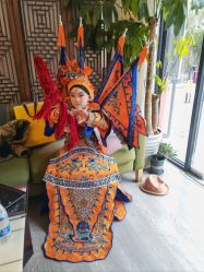 -后宫·古装汉服京剧儿童亲子全家福摄影