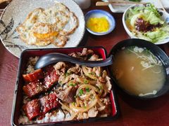 牛肉鳗鱼双拼定食-有喜屋·深夜食堂(北京西路店)