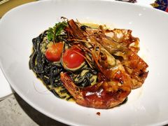 墨西哥BBQ虾墨鱼意面-Gray Whale 灰鲸餐厅(北美N1店)