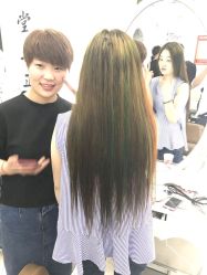-韩鑫烫染接发·收长头发