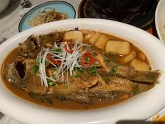 年糕烧大连黄鱼-青雅中餐厅(大连金石滩绿发希尔顿度假酒店)