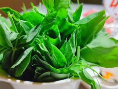 一口脆嫩豌豆尖儿-海底捞火锅(吴中路店)