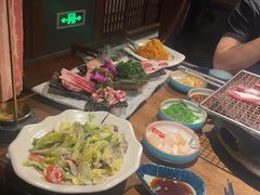 -明洞阿姨·韩式酱蟹烤肉·创意料理(三元桥店)