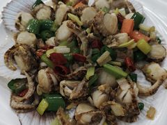 葱爆威海扇贝-郭姐·威海渔村(黄兴路店)