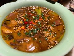麻香鸭血猪大肠-绿茶餐厅(松江万达店)