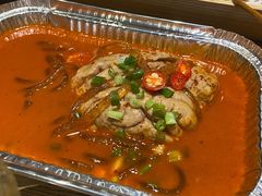 锡纸麻辣猪脑-聚串门儿·东北烧烤(信义坊店)