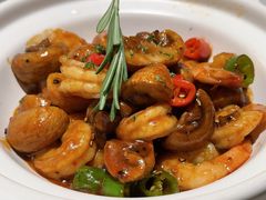 白蘑黄油焗大虾-留半山·香港食堂(啦啦宝都店)