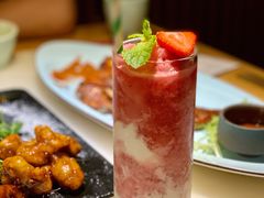 招牌酸奶树莓汁-绿茶餐厅(西单老佛爷店)