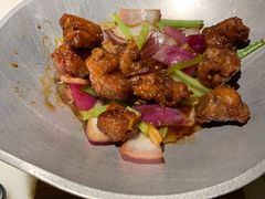 蒜香蜜汁排骨-绿茶餐厅(深圳龙华天虹购物中心店)