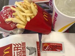 麦辣鸡腿汉堡经典中薯条套餐-麦当劳(华融店)