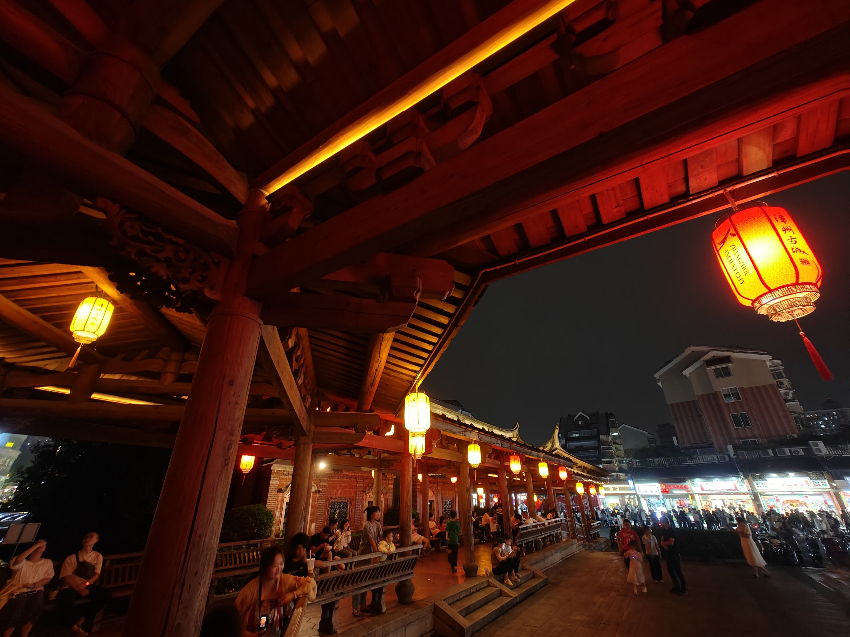 漳州港夜景图片