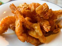 梨球果仁虾-小吊梨汤·北京菜·烤鸭(双井乐成中心店)