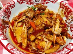 梭子蟹炒年糕-辣小鲜·南昌大排档(船山路店)