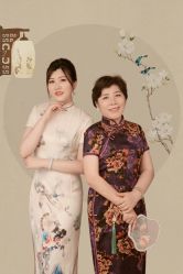 -时光纪亲子全家福照相馆(静安店母女写真父母纪念照)