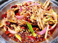 干锅鸭掌-休记光头香辣蟹干锅店(衣冠庙店)