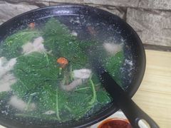 枸杞叶猪杂汤-汕尾小吃铜盘推(埔尾篮球场店)