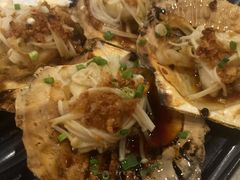 烤扇贝 蒜蓉-渔娘渔家丹东海鲜(东直门店)