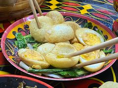 炸鸡蛋-金荞麦彝家美食