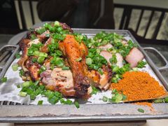 烤肉烤鸡双拼-绿茶餐厅(成都大悦城店)