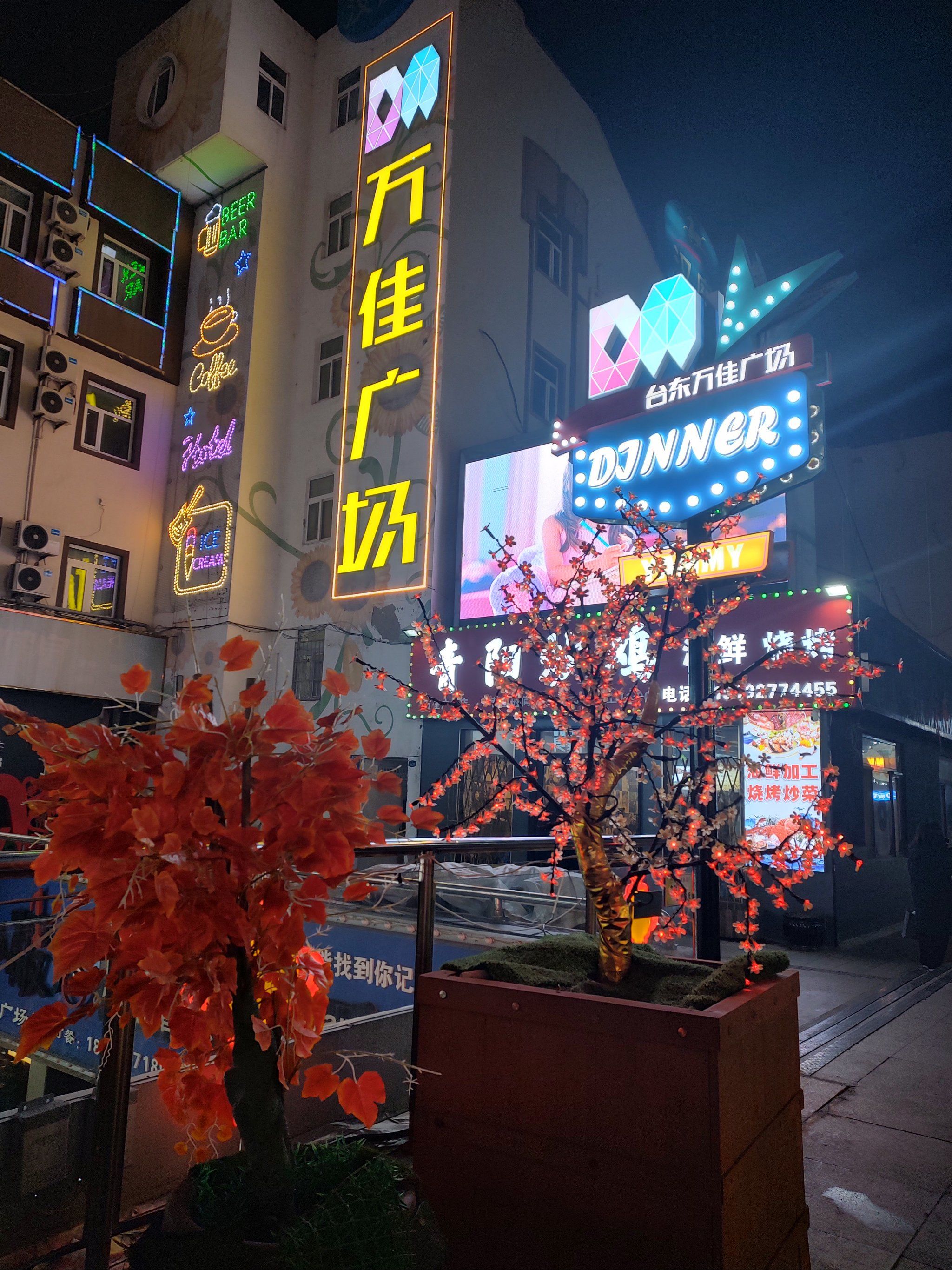 位于山东省青岛市市北区台东步行街的万佳广场