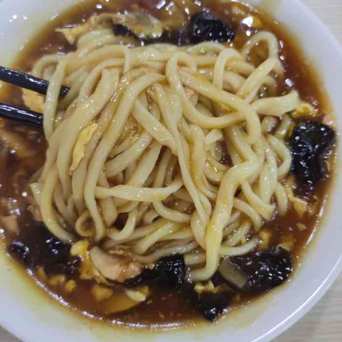 畅然居老北京抻面-"按照排行去的,不知道是不是我不会吃,都是.