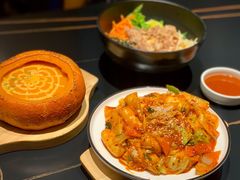 鱼饼炒年糕-博欧姆新派韩国料理·炸鸡(艾尚店)