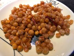 炒豌豆-挂雪铁锅炖大鹅