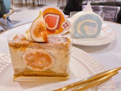 无花果拿破仑-KNOTKNOT珞珞·日式甜品(K11店)