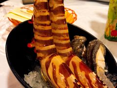 花竹虾-鲜入围煮花胶鸡海鲜火锅