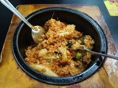 鱿鱼石锅-喔爸韩国料理(环球银泰城店)