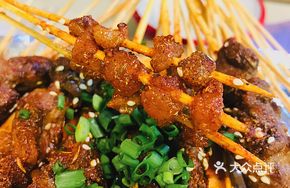 Charcoal-Grilled Golden Beef Fat (10 Skewers)