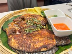 傣家香茅草烤罗非鱼-云腾食府·云南菜