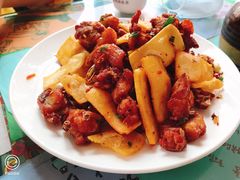 摩梭饵块鸡-泸沽肴(泸沽湖大洛水村农村信用社旁店)