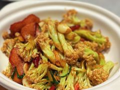 干锅有机花菜-连鹭海鲜·海肠捞饭·海胆饭(星海店)