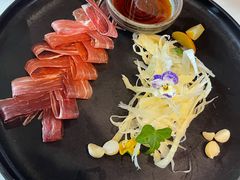 三年金钱火腿配大理手撕乳扇-泓0871臻选云南菜·味庄