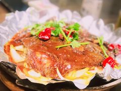 风味蝶鱼头-将相和·海鲜蒸饺大连菜