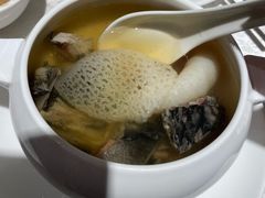 竹笙炖乌鸡螺片-红棉中餐厅·广州海航威斯汀酒店