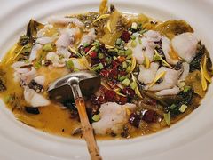 金汤酸菜鲈鱼-绿茶餐厅(西单老佛爷店)