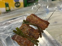 蒜苔烤肉-胖姐涮肚烧烤