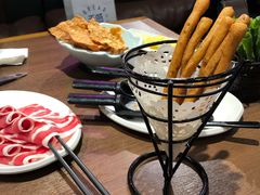 油炸豆皮-快乐小羊火锅(河西王府井店)