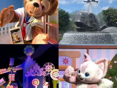 -小镇影院迪士尼小熊Duffy与他的朋友合影地