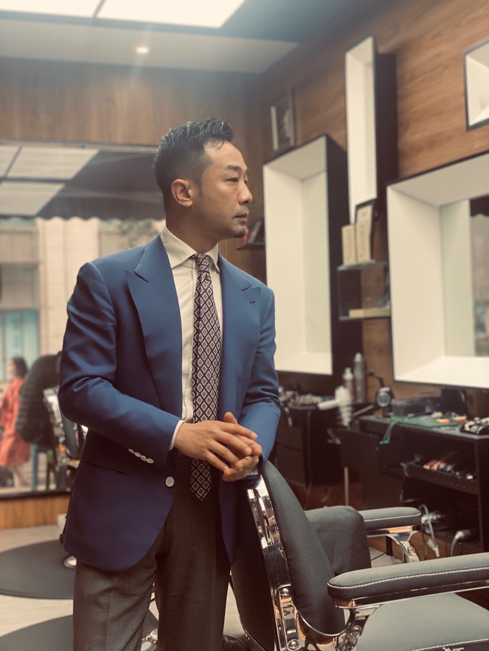 雅痞绅士的商务发型