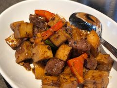 珍菌牛肉粒-汤城小厨•粤菜•靓汤(苏州街店)