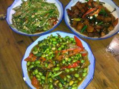 毛豆子酸菜，红烧肉。-德叔阙里·衢州菜馆(月湖店)